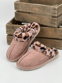 Gypsy Queen | Dames Pantoffel — Luipaard & Roze