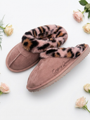Gypsy Queen | Dames Pantoffel — Luipaard & Roze