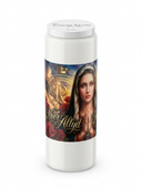 Lux Memoria | ROLLEMAN® | Devotiekaars Wit | 216 Uur Brandtijd