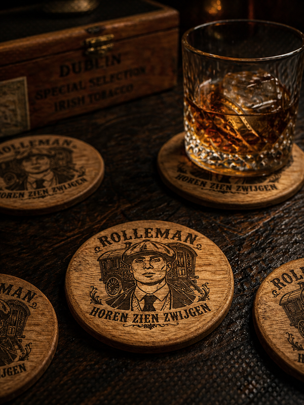 ROLLEMAN® Mango Coaster | Hear See Speak No Evil | Limited Edition