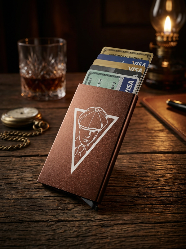 ROLLEMAN® Aluminium Kartenetui | By Order of the ROLLEMAN| Blinders Edition | Copper