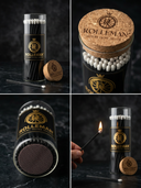 ROLLEMAN® Luxury Home Décor – XXL Lucifers in Glazen Koker | Limited Edition