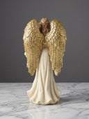 Engel met Vaasje | Goud & Crème | Luxe Woondecoratie