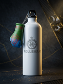ROLLEMAN® Aluminium Bidon 800ml + Mini Bokshandschoen Sleutelhanger