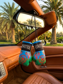 Wagon Warriors Mini Boxing Gloves for Rear View Mirror