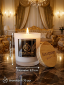 Black Amber — Luxury Candle | ±70 hour burn time