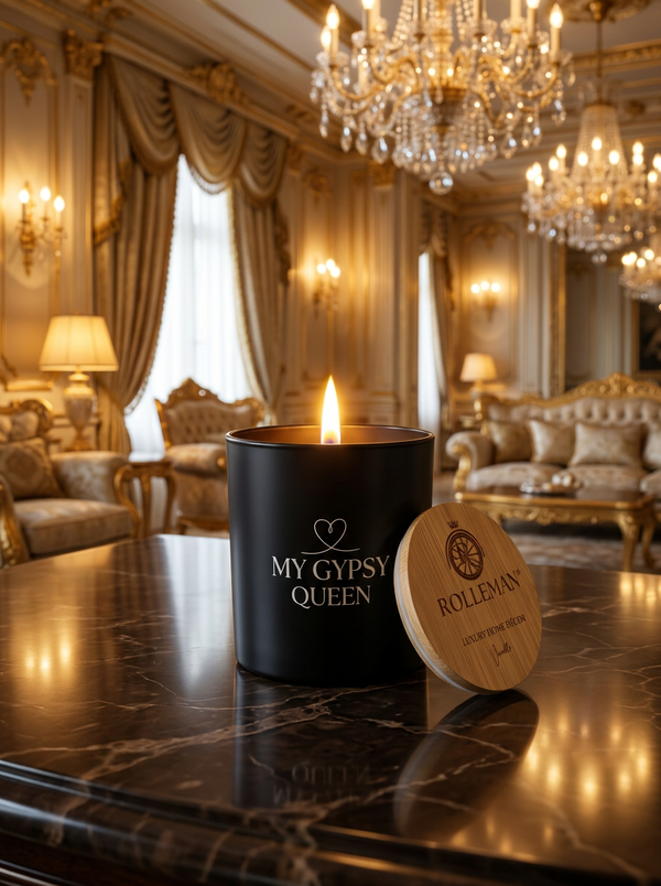 ROLLEMAN® Scented Candle Prestige | Vanilla | Aluminum Signature Label
