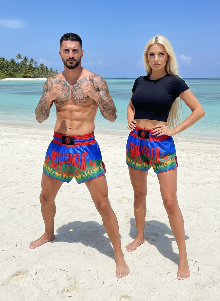 Time Bomb Unisex Muay Thai & Kickboxing Shorts – ROLLEMAN®