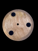 ROLLEMAN Mangohout Onderzetters | Exclusief Gegraveerd Artwork | Set 6-delig