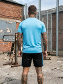 Yanko Premium Sportset Tweedelig - Sneldrogend & Ademend - Turquoise/Zwart