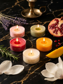 ROLLEMAN® Maxi Theelicht Lumière de France – 5 Exclusieve Geuren