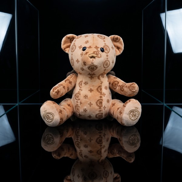 ROLLEMAN® Glam Bear — Luxuriöser Monogramm-Teddybär