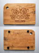 ROLLEMAN® | Kaasplank | Bikken & Zuipen | Tropisch Hardhout | 31x20,5 cm