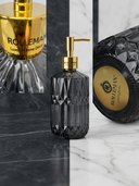 ROLLEMAN® Noir Obsidian | Luxury Zeeppomp | Donker Glas met Goud