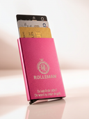 ROLLEMAN® Aluminium Pasjeshouder | Bad Girl Editie | Roze