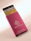 ROLLEMAN® Aluminium Pasjeshouder | Bad Girl Editie | Roze