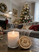 ROLLEMAN® Black Amber Geurkaars – Vrolijk Kerstfeest