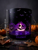 ROLLEMAN® Halloween Theelichthouder | Glas | Limited Edition