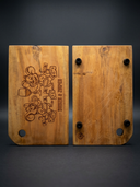 ROLLEMAN® | Kaasplank | Bikken & Zuipen | Tropisch Hardhout | 31x20,5 cm
