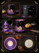 ROLLEMAN® Halloween Theelichthouder | Glas | Limited Edition