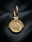 Haustier-ID-Tag | Gold-Finish | 3 cm | Name auf Anfrage