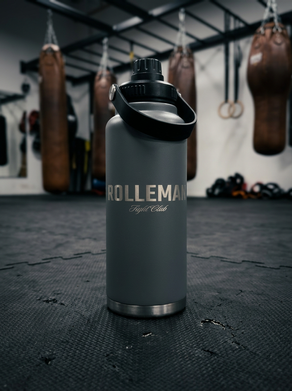 ROLLEMAN® Fighting Club XXL RVS Sportfles 1100 ml – Grijs