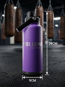 ROLLEMAN® Fighting Club XXL RVS Sportfles 1100 ml – Paars