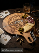 ROLLEMAN® Snack Board | Blinders Edition | Mango Wood | Handmade