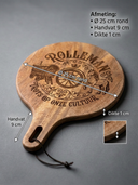 ROLLEMAN® Borrelplank | Trots op onze Cultuur | Mangohout | Handmade