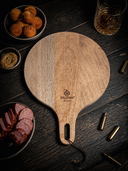 ROLLEMAN® Borrelplank | Luxe Bajesvoer Edition | Mangohout | Handmade