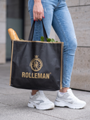 ROLLEMAN® Shopper – Zwart/Goud – 47 × 36 × 10 cm