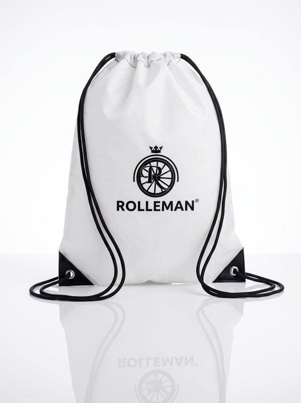 ROLLEMAN® Rugzak White – Wit/Zwart