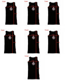 Kira Dress - Kids, jurk met roze geborduurd logo