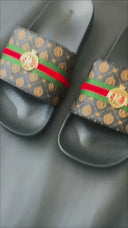 ROLLEMAN® Amalfi Slide | Luxe  Heren Slippers | Monogram