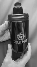 ROLLEMAN® Thermosbeker | Roestvrij Staal | 290ml | Zwart | Wheel