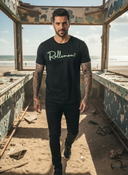 Neon green shadow line