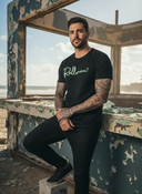 Neon green shadow line