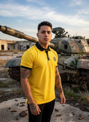 Myron Korte Mouw Polo Shirt voor Heren