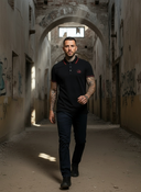 DJANGO Korte Mouw Polo Shirt voor Heren