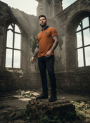 Miguel Korte Mouw Polo Shirt voor Heren