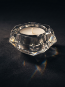 ROLLEMAN® Kristallen Theelichthouder | Zeshoekig | Helder Glas